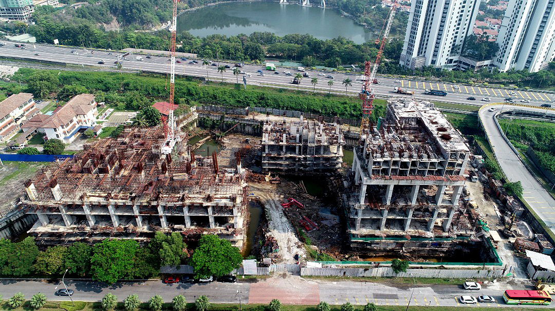 CONSTRUCTION PROGRESS OF EDUMETRO @ SUBANG JAYA  (APRIL 2019)