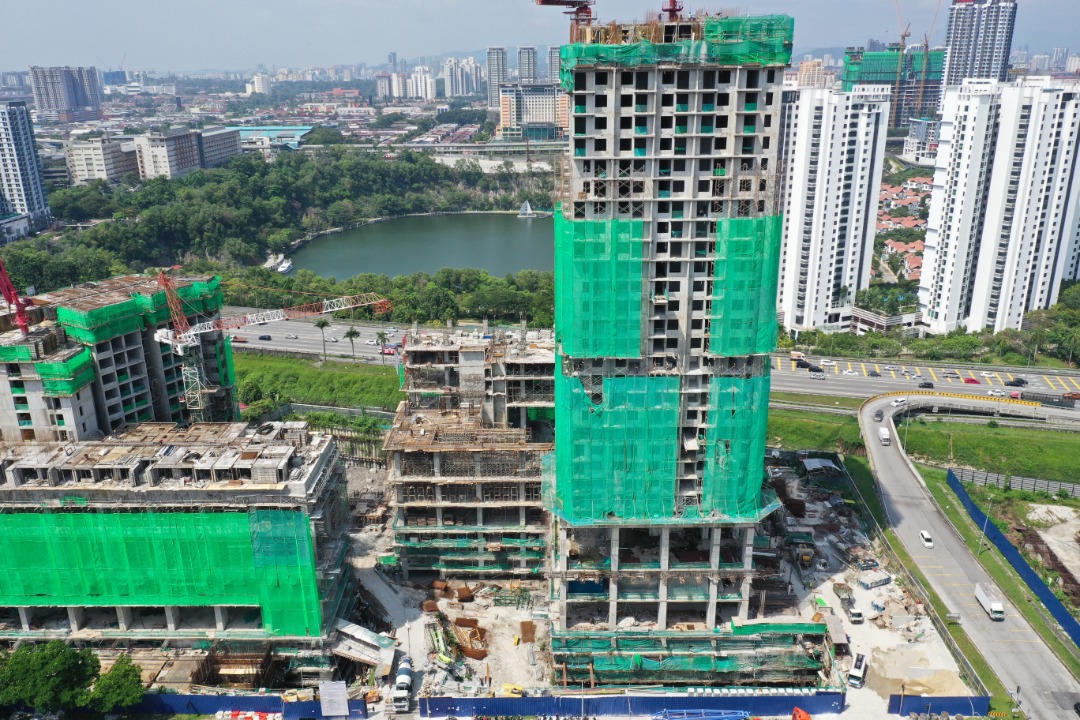 CONSTRUCTION PROGRESS OF EDUMETRO @ SUBANG JAYA  (FEBRUARY 2020)