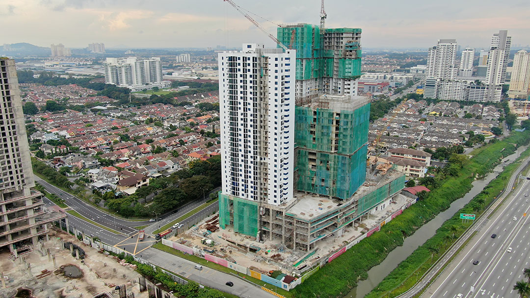 CONSTRUCTION PROGRESS OF EDUMETRO @ SUBANG JAYA (DECEMBER 2021)